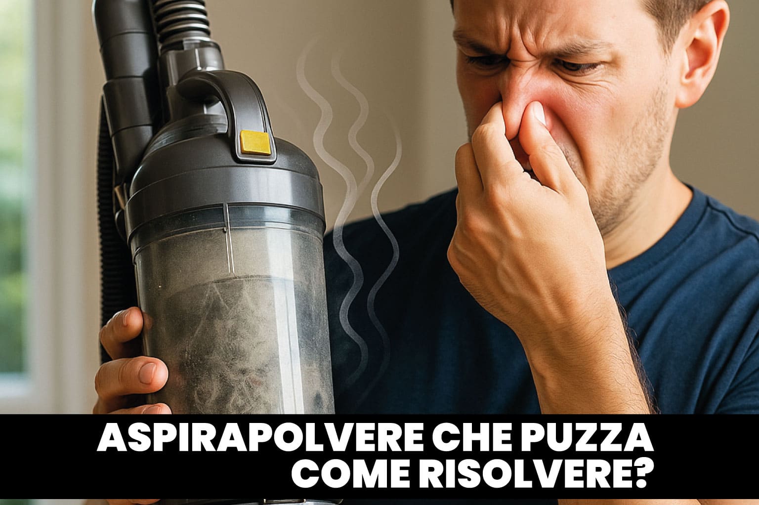 Aspirapolvere puzza? Cause, rimedi e prevenzione 1 Aspirapolvere puzza? Rimedi e soluzione per mandare via il cattivo odore. Attenzione