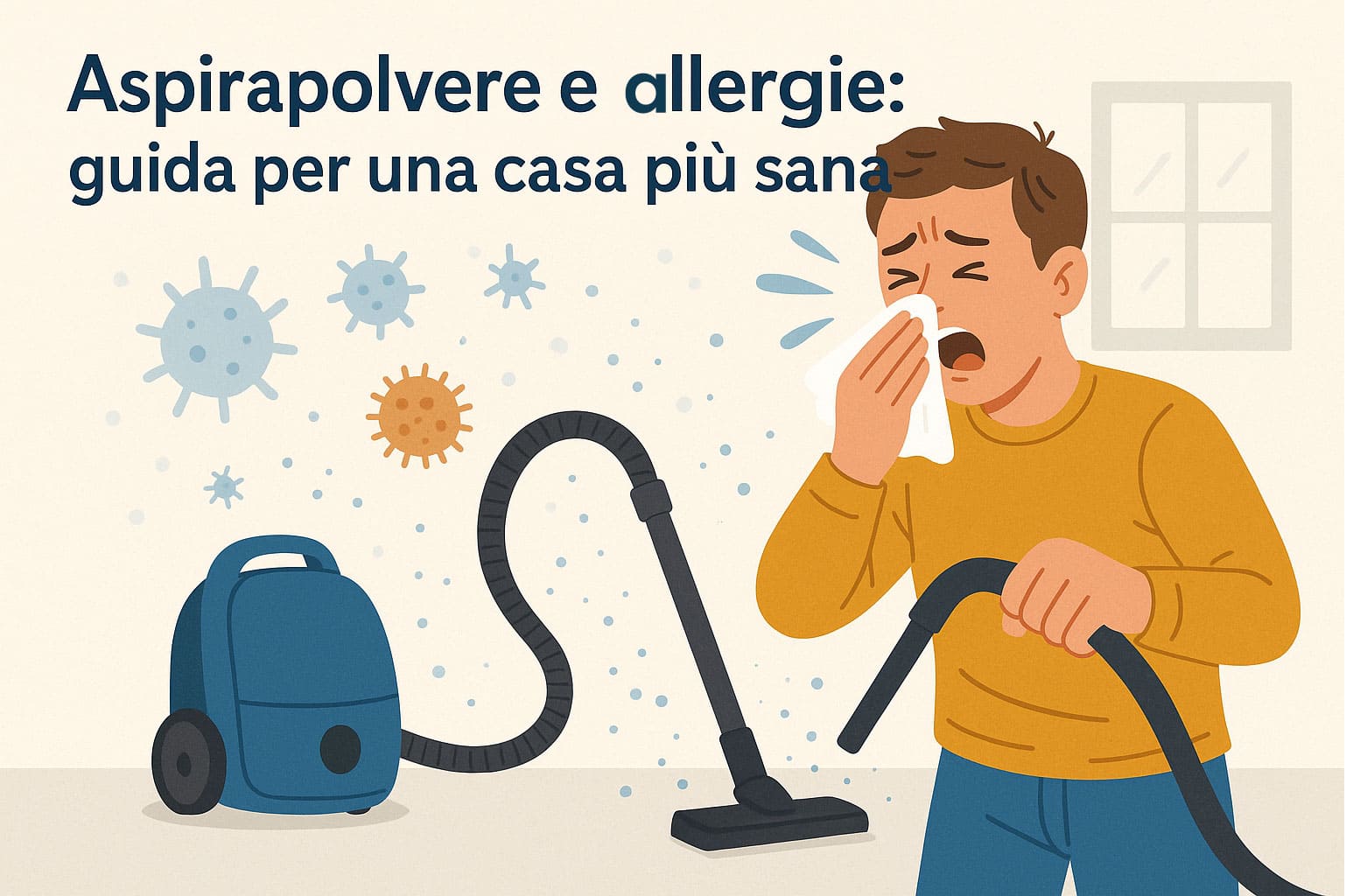 Aspirapolvere e Allergie: Guida per una casa più sana 1 Aspirapolvere e Allergie: Guida a una casa sana