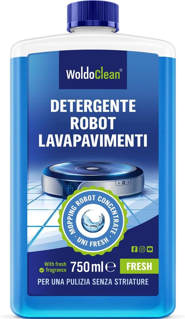 Che detersivo mettere nel robot lavapavimenti 2 WoldoClean